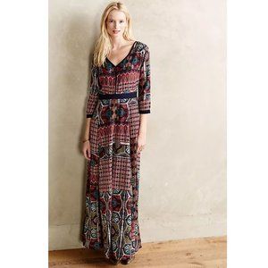 CHLOE OLIVER Anthro Patchwork Maxi Dress sz XXSP